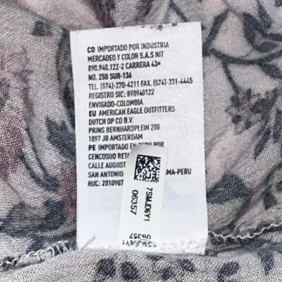 American Eagle Outfitters Floral Cami Tank Top Small – Spaghetti Strap Boho - Picture 10 of 10